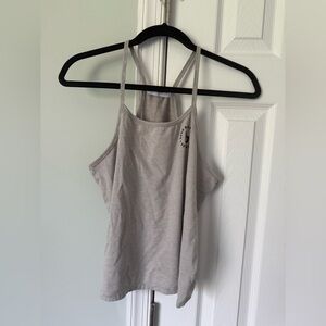 Burn bootcamp Medium cropped tank black and white stripe